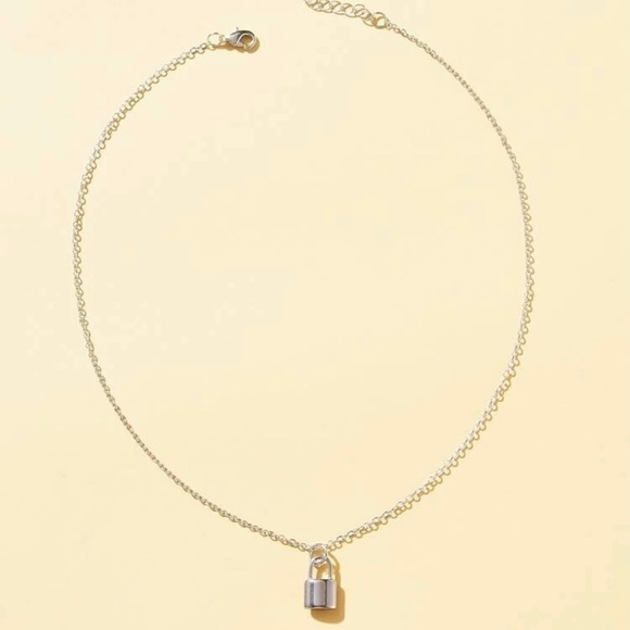 3/$30 🤍 Dainty Lock Necklace - Picture 3 of 4
